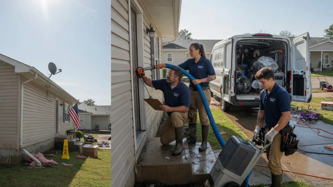 Ceiling Water Damage Restoration in Valliant, OK near me